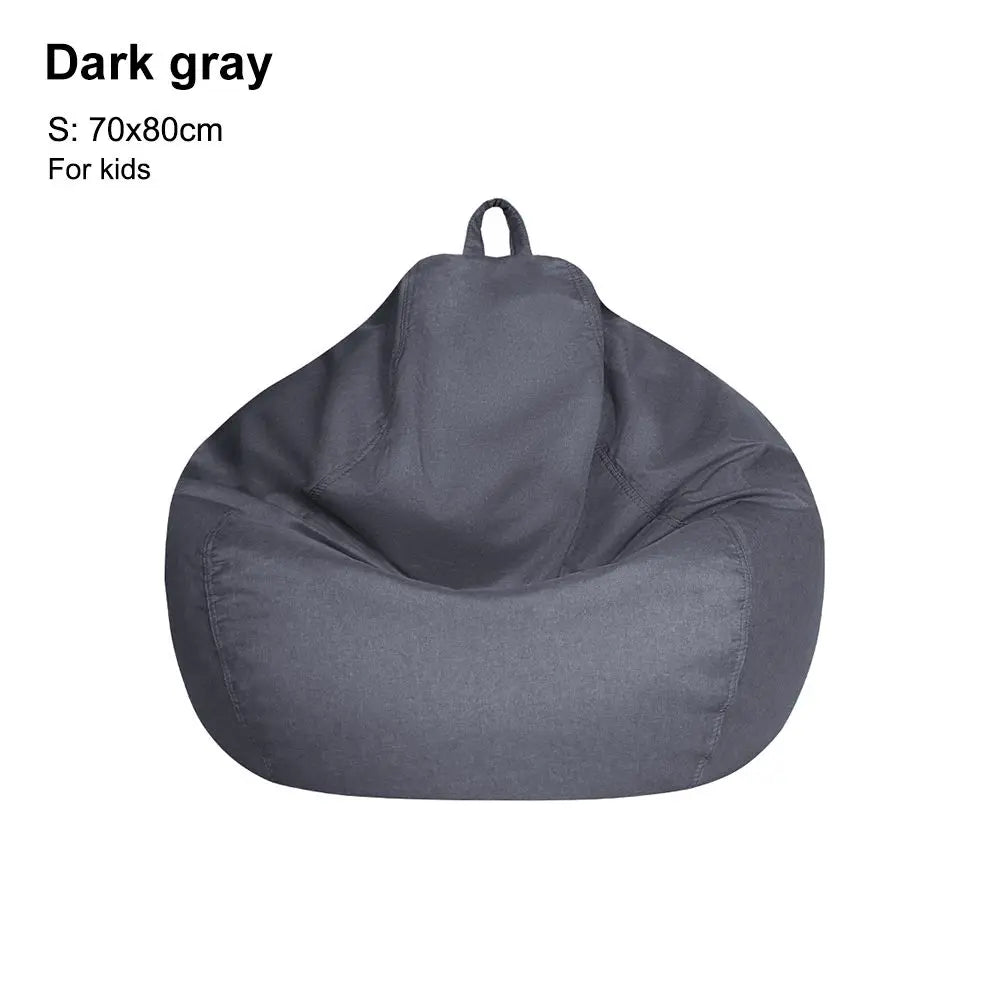 Sofa Cover: Bean Bag Chair Cover - Soft Comfy Lazy Lounger