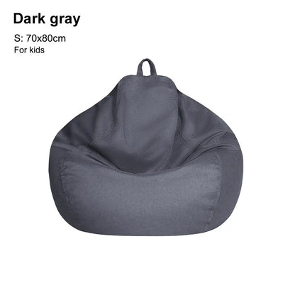 Sofa Cover: Bean Bag Chair Cover - Soft Comfy Lazy Lounger