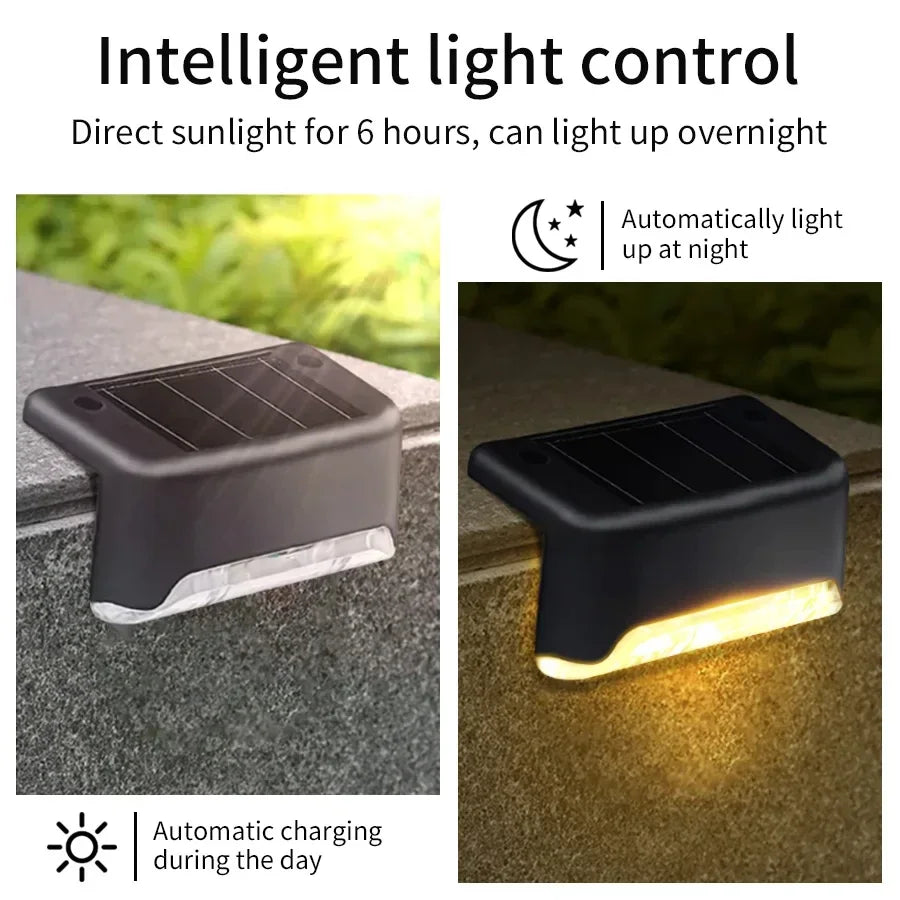 Outdoor Solar Light: LED Solar Deck Lights - Waterproof Outdoor Step Lighting