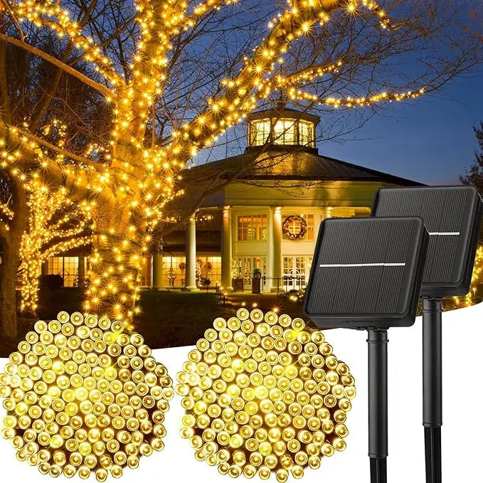 Solar String Lights 30/100 LED 8 Modes for Festivals
