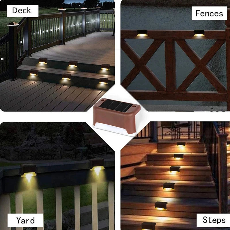 Outdoor Solar Lights: Waterproof LED for Stairs & Patio