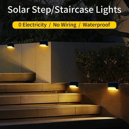 Outdoor Solar Light: LED Solar Deck Lights - Waterproof Outdoor Step Lighting