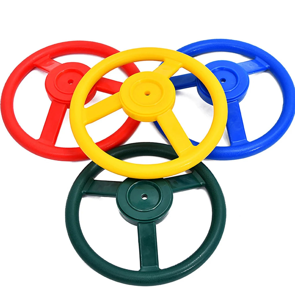 Steering Wheel Swing Set - Interactive Playground Accessory