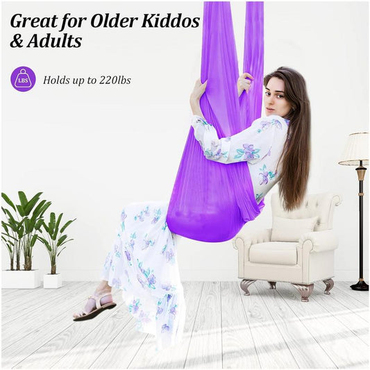 Kids Sensory Swing Hammock - Calming & Adjustable for Nursery