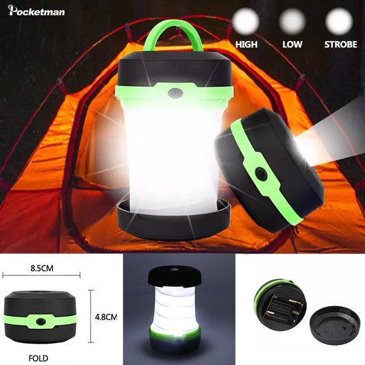 LED Camping Light: Telescopic, Foldable, Portable Light