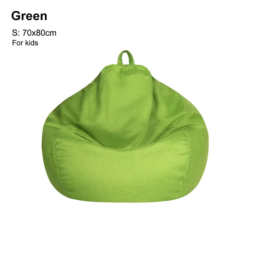 Sofa Cover: Bean Bag Chair Cover - Soft Comfy Lazy Lounger