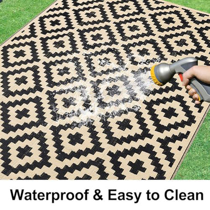 Outdoor Carpet: Reversible Outdoor RV Mat - Waterproof, Non-Slip Rug
