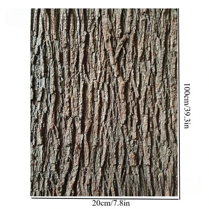 Artificial Silicone Bark Garden Landscape Pipe Wall Column Decoration Suitable for Home Garden DIY Miniature Landscape Fake Bark