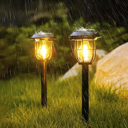 LED Outdoor Solar Pathway Lights: IP65 Waterproof Dusk to Dawn