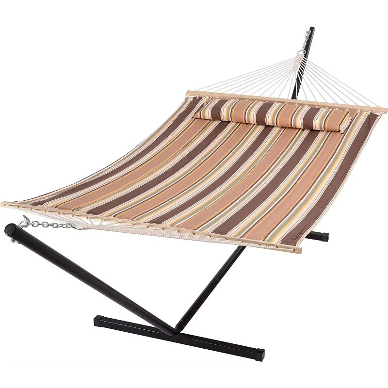 Portable Camping Hammock with Stand & Pillow - Indoor/Outdoor