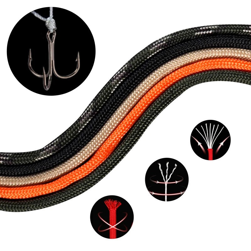 550 Paracord Rope 7-Cores: Outdoor Camping Survival Essential