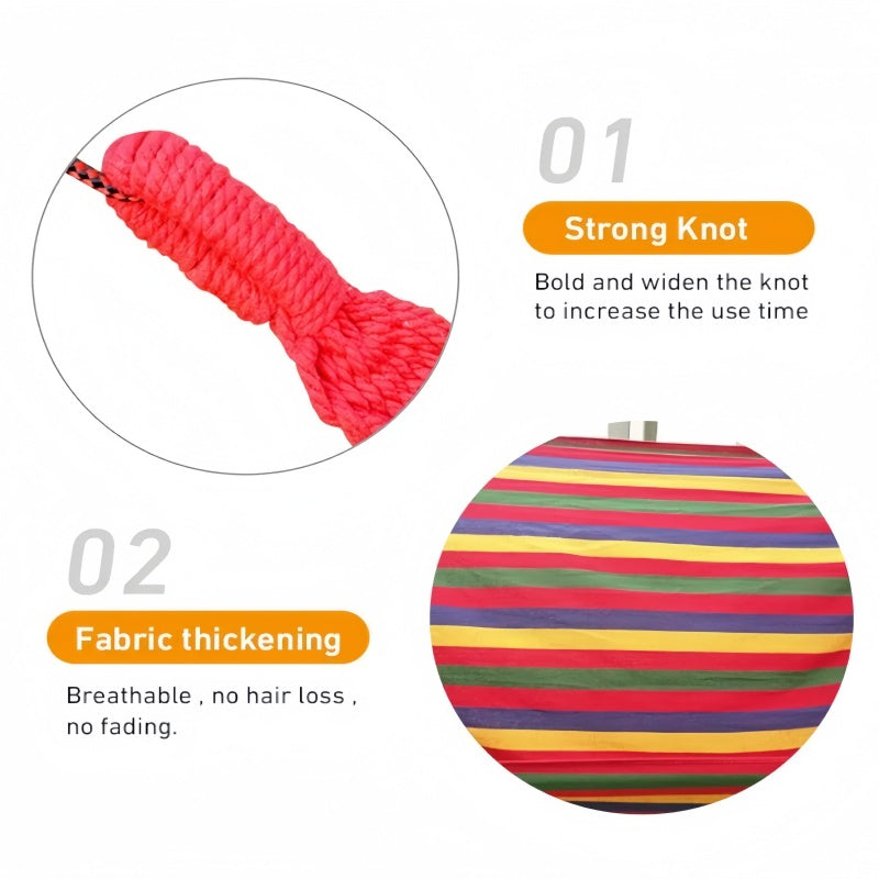 Outdoor Hammock: Double Hang Bed for Camping & Beach