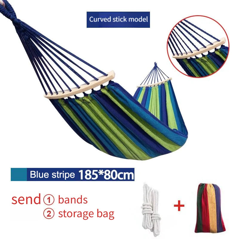 Camping Hammock with Bag & Tree Tie
