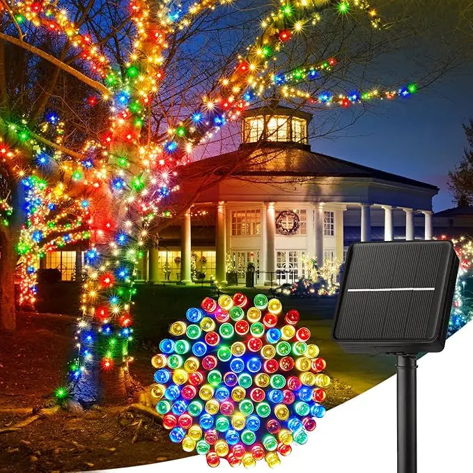 Solar String Lights 30/100 LED 8 Modes for Festivals
